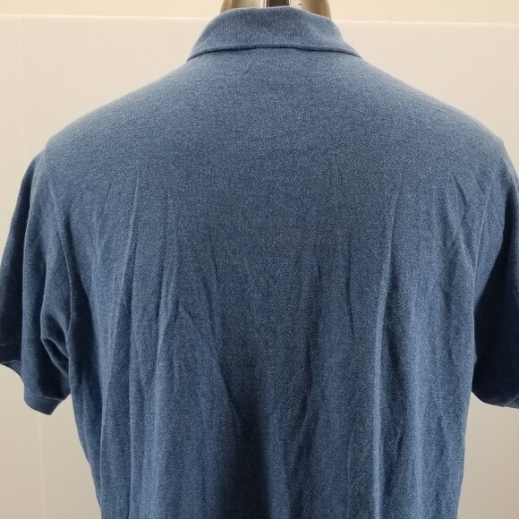 Lacoste Classic Fit Blue Short Sleeve  Mens Polo Shirt Size 8 / 3XL - Picture 4 of 9
